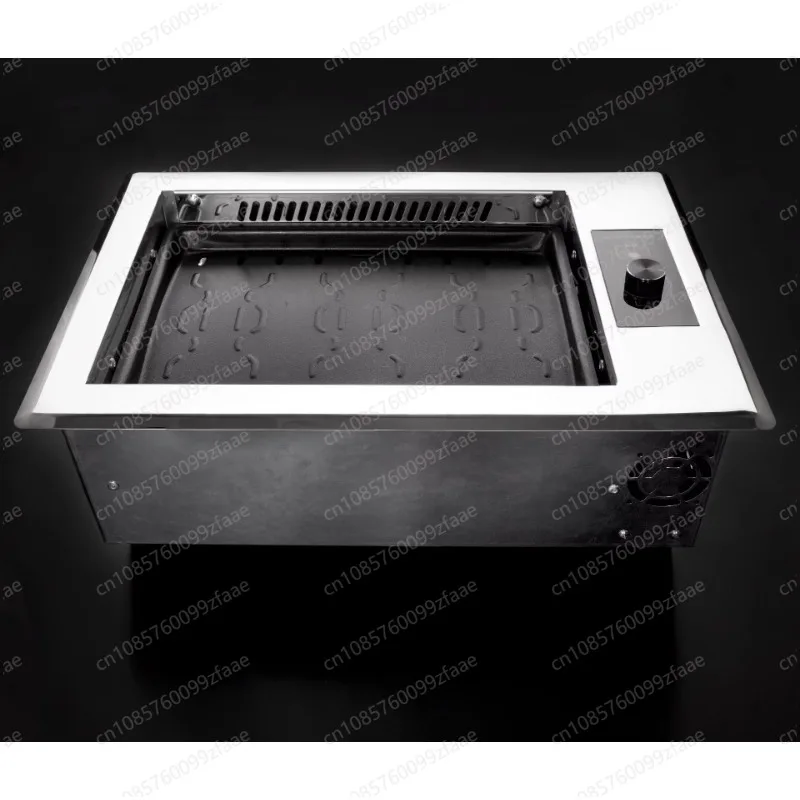 Indoor infrared electric grill restaurant smokeless tabletop