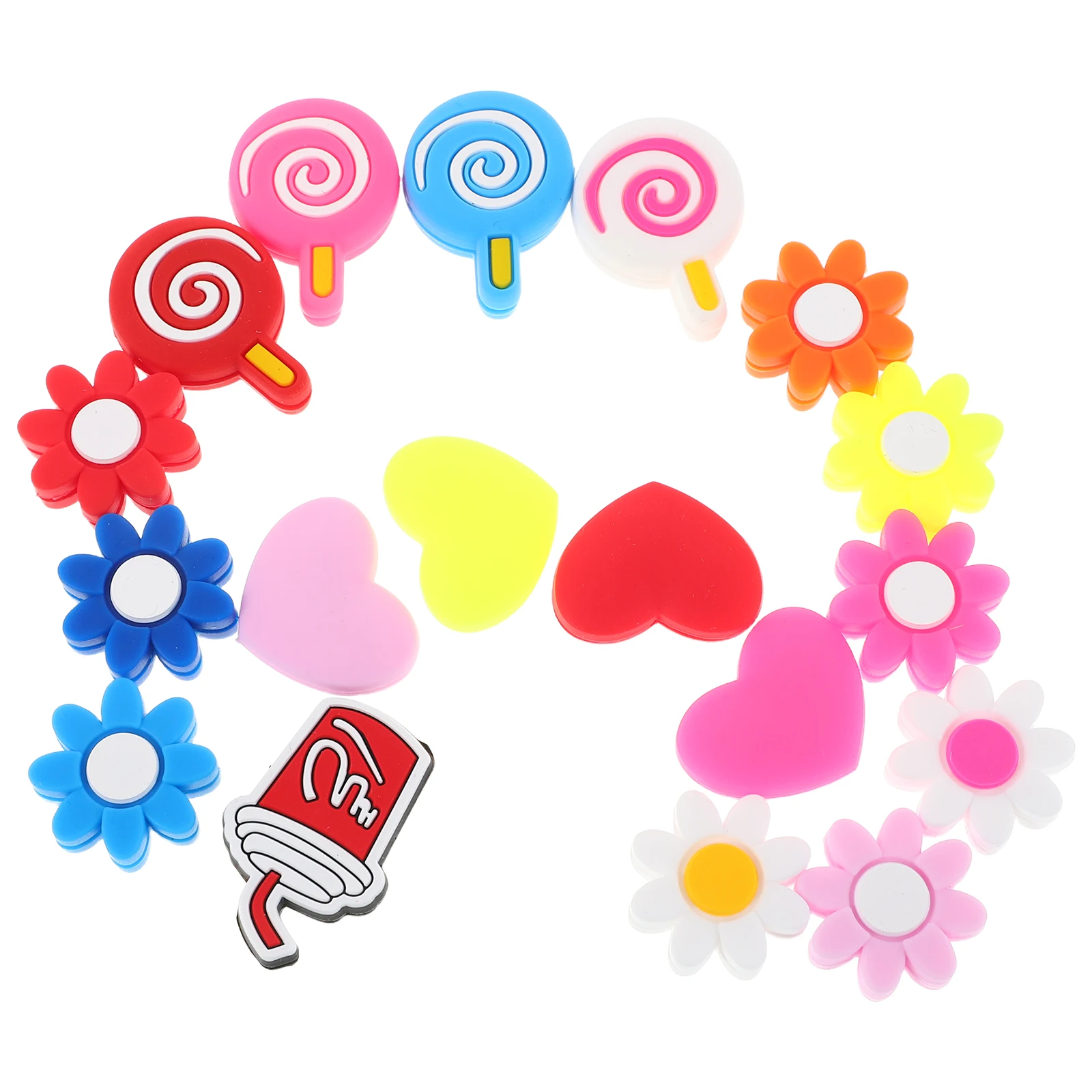 

18 Pcs Tennis Racket Shock Absorber Decorative Dampener Dampner Vibration Control Silicone Racquet
