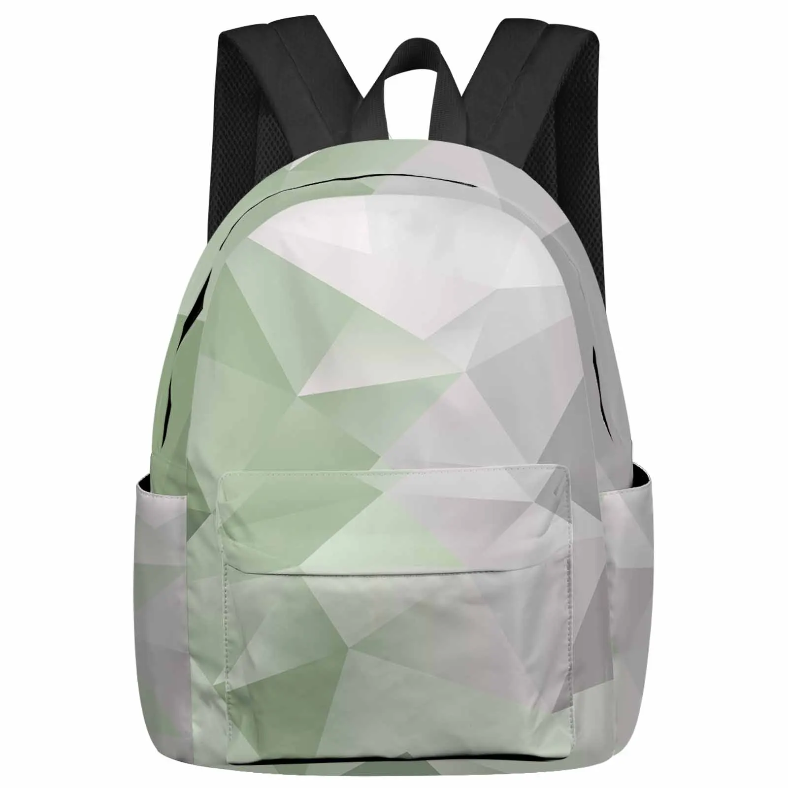 

Abstract Gradient Sage Green Large Capacity Backpack Men Laptop Bags High School Teen College Girl Student Mochila