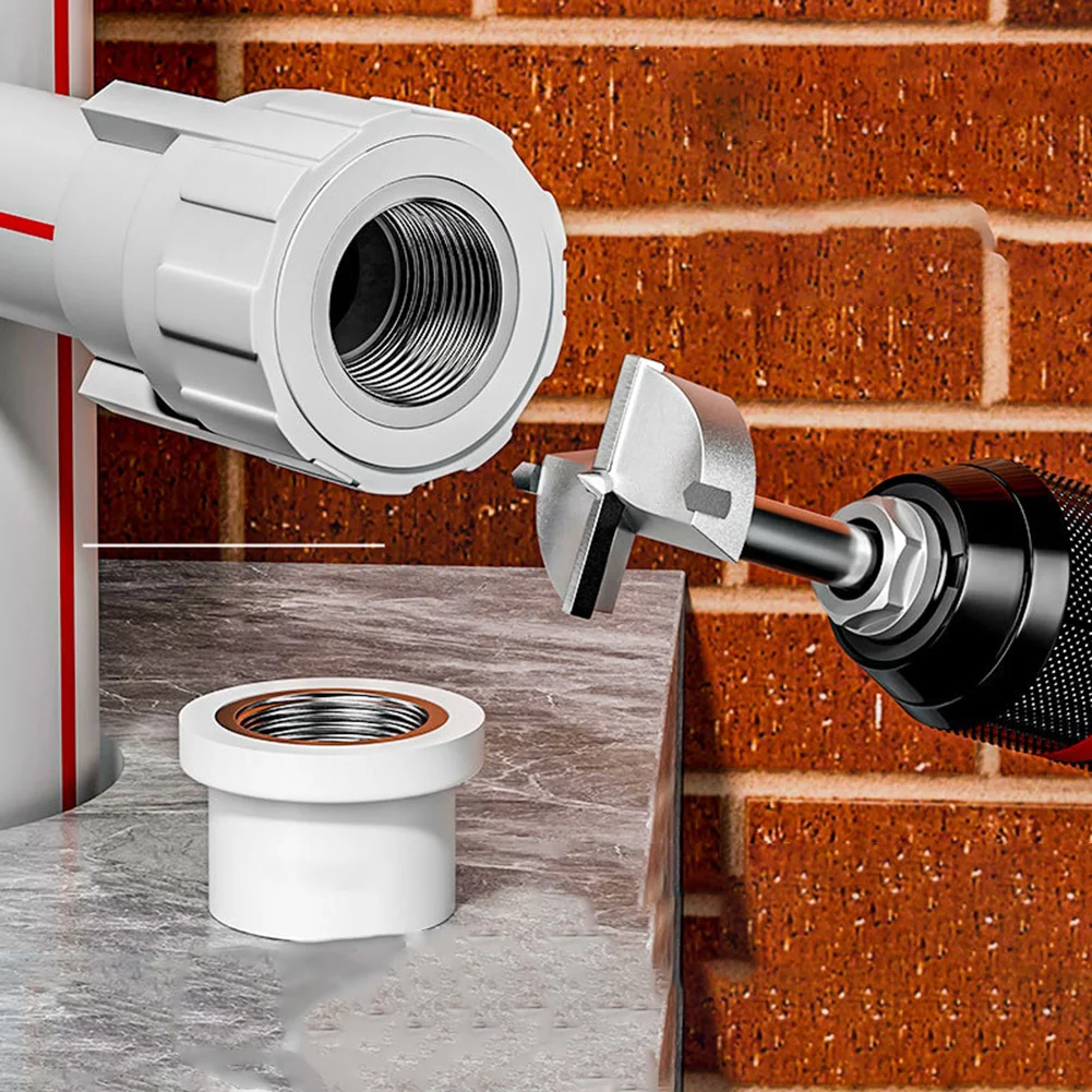 Juego de enhebradores de tubos de PVC, brocas de 4 puntos, 6 puntos, 20 y 25 hilos externos internos para tuberías de agua, abridor de plomería de PVC PPR