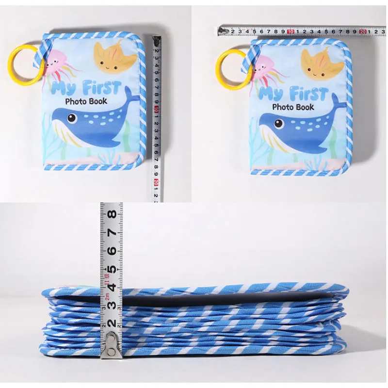 Fabric Memory Album Soft Cloth Cartoon Baby Photo Family Memory Album Book DIY Cloth Photo Album Newborn Gift