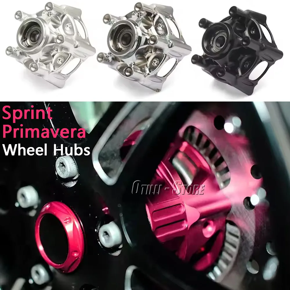 

For Vespa Sprint 150 Primavera 150 Sprint150 2018-2025 Motorcycle Front Wheel Hub CNC Aluminum Billet Forged Wheels Parts
