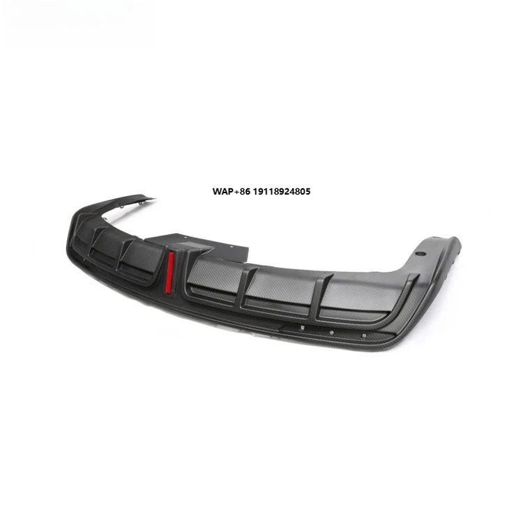 ناشر خلفي من ألياف الكربون الجاف للطراز S 2021+ ناشر شفة المصد الخلفي