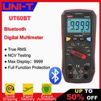 UNI-T UT60S Digital Smart Multimeter UT60BT Bluetooth Multimeter True RMS 1000V AC DC Voltage Tester Ammeter Frequency Meter