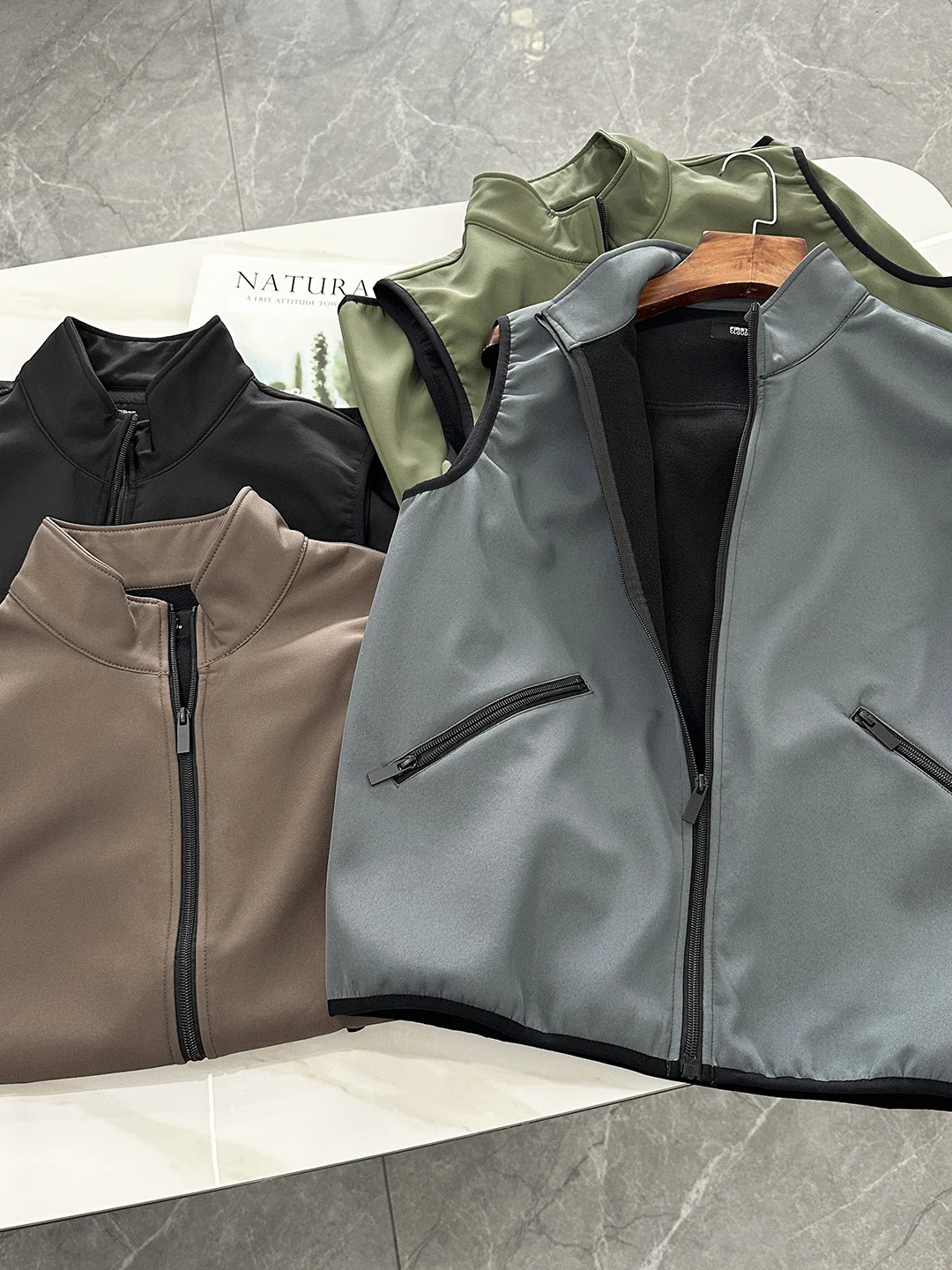 

Мужской модный городской мягкий жилет ell, легкий теплый Cosite Fce Climbing ade, воротник-стойка, ветрозащитная модная верхняя одежда