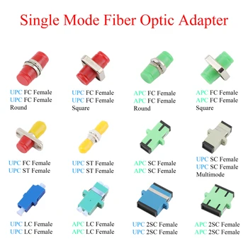 5Pcs Fiber Optic Stecker FC ST SC LC APC/UPC Buchse auf ST FC SC LC UPC/APC Buchse Adapter Single-modus Multimode Konverter