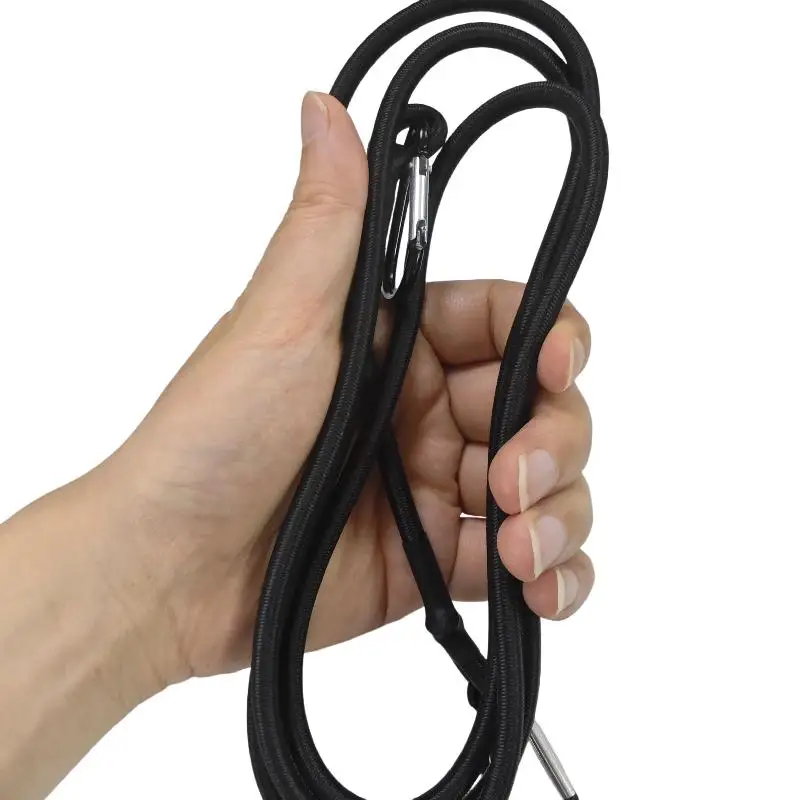 1/3pcs 6MM Bungee Cords With Hooks 30cm-150cm Stretch Elastic Ropes Lightweight Bikes Tie Car Luggage Packing Roof Rack Strap
