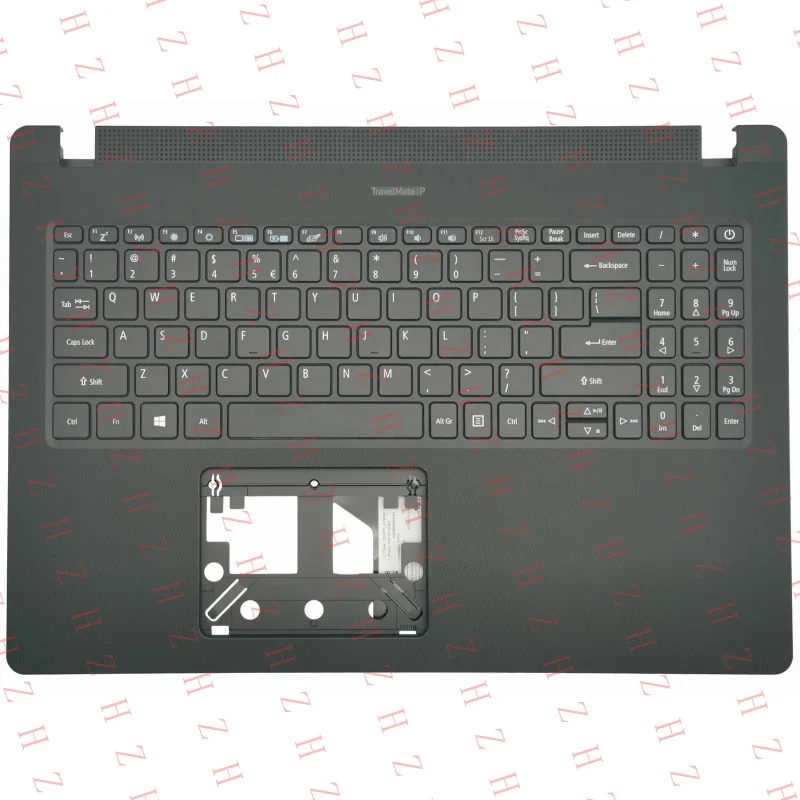 P+ FOR Acer Travelmate P50-52 P215-41 Palmrest Cover Keyboard US International Black