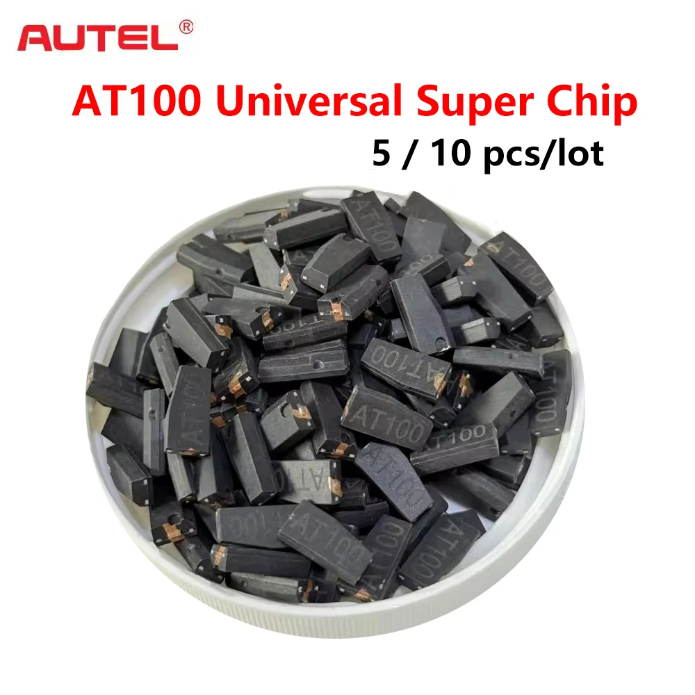 5PCS 10PCS 2025 AUTEL AT100 Super Transponder Chip Compatible IM508S, IM608II, KM100, KM100E, IM608 PRO, IM608, IM508, IM1,IM2