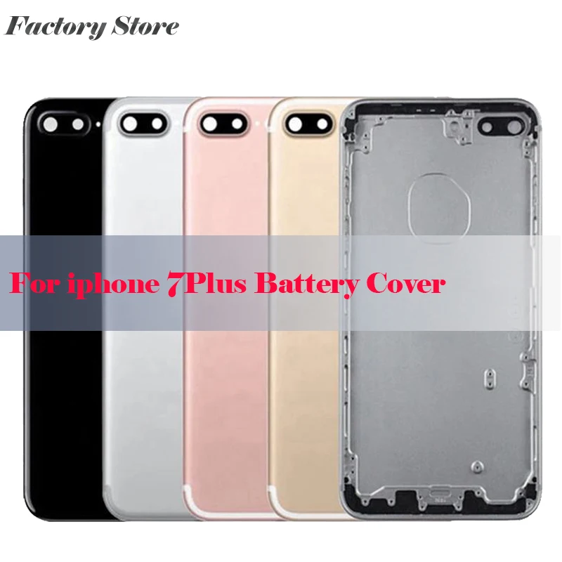 Rear Housing Case For iPhone 7 Plus Battery Cover Middle Frame Replacement Back Housing For A1661 A1784 A1785 Battery Case