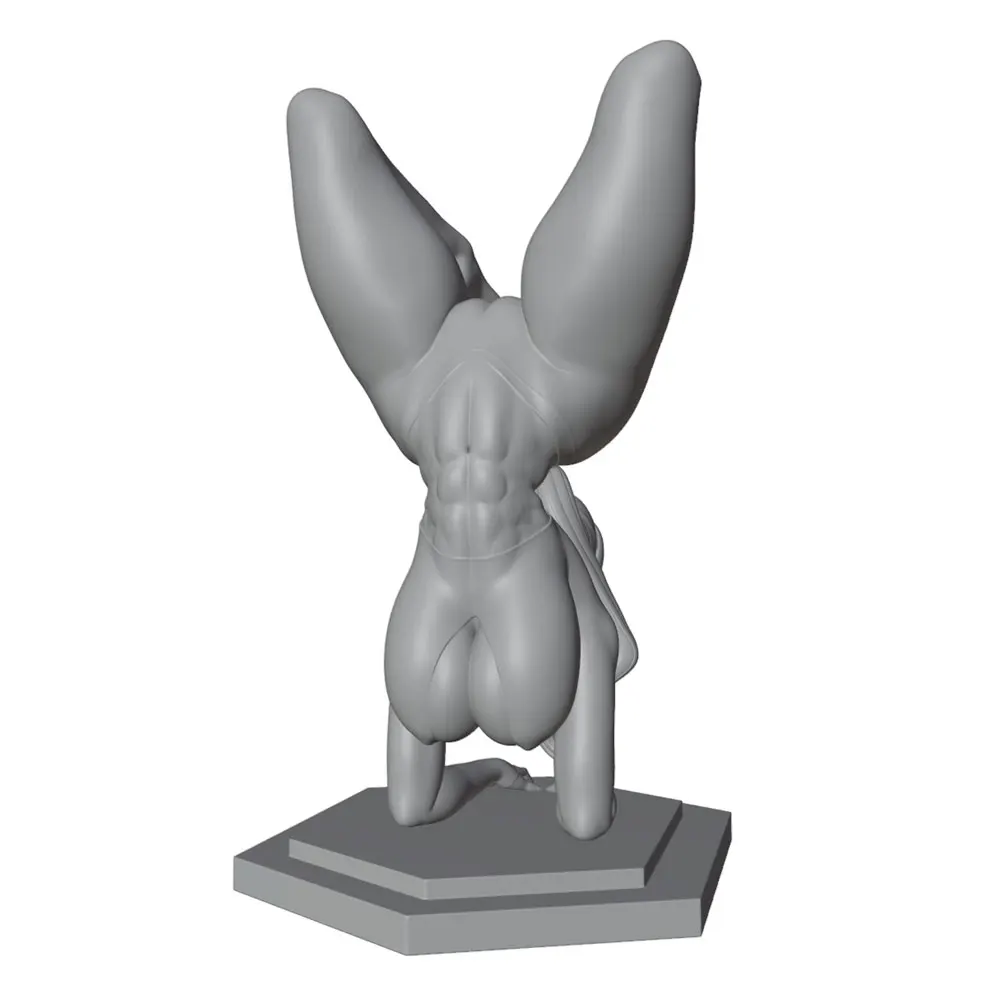1/24/6 Creative Yoga Flexible Body, Elbow Stand Fitness Girl, Cute Girl Resin Model Kit, GK Mini 3D Printed Statue, Not Colored