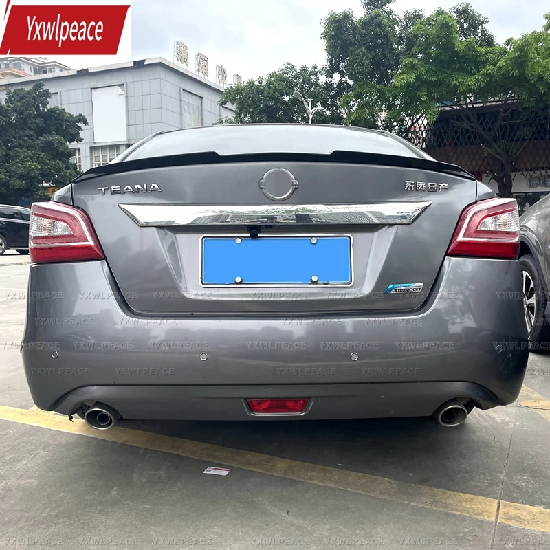 

For Nissan Teana / Altima 2013 2014 2015 Spoiler High Quality ABS Material Primer Color Rear Trunk Spoiler Body Kit Accessories