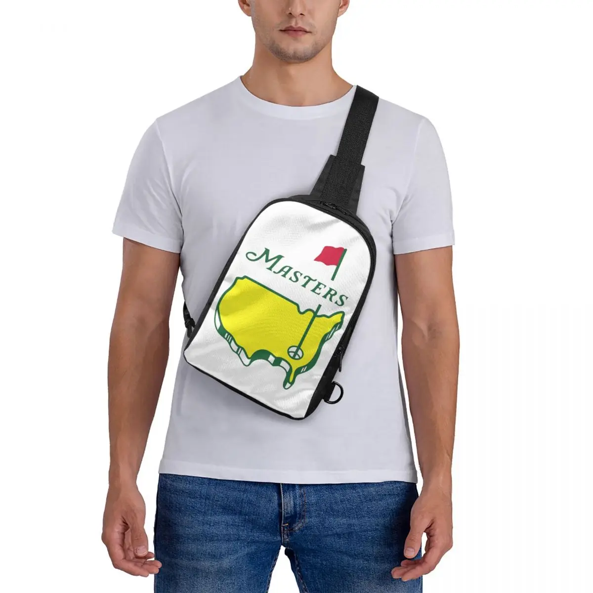 

Masters - The Masters 2022 - Augusta National - Au Chest Bag Crossbody Backpack Sling Shoulder Bag For Men Hiking Daypack