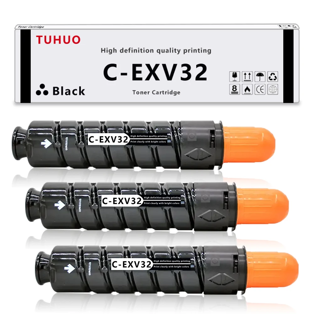 

C-EXV32 NPG50 GPR34 Black Toner Cartridges for Canon IR 2535 2545 IR2535 IR2545 Printers Yigh Yield (19,400 Pages)