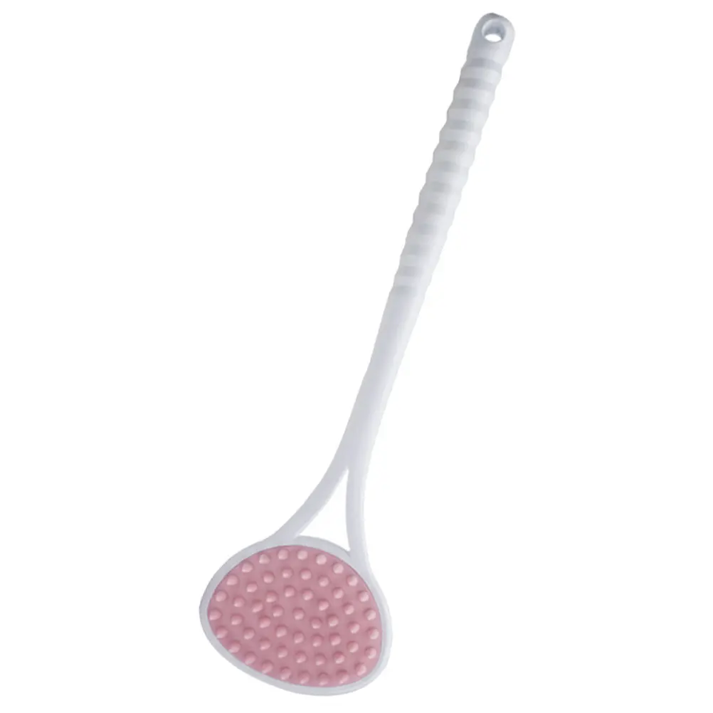 

Long Handle Bath Brush For Back Shower Body Scrubber Exfoliating Skin Care Tool Comfortable Ergonomic Design Elderly Friendly