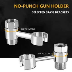 10/1pcs Handheld Shower Head Holder Wall Mounted Shower Mounting Brackets Universal 360° Shower Stand Bathroom Accessories