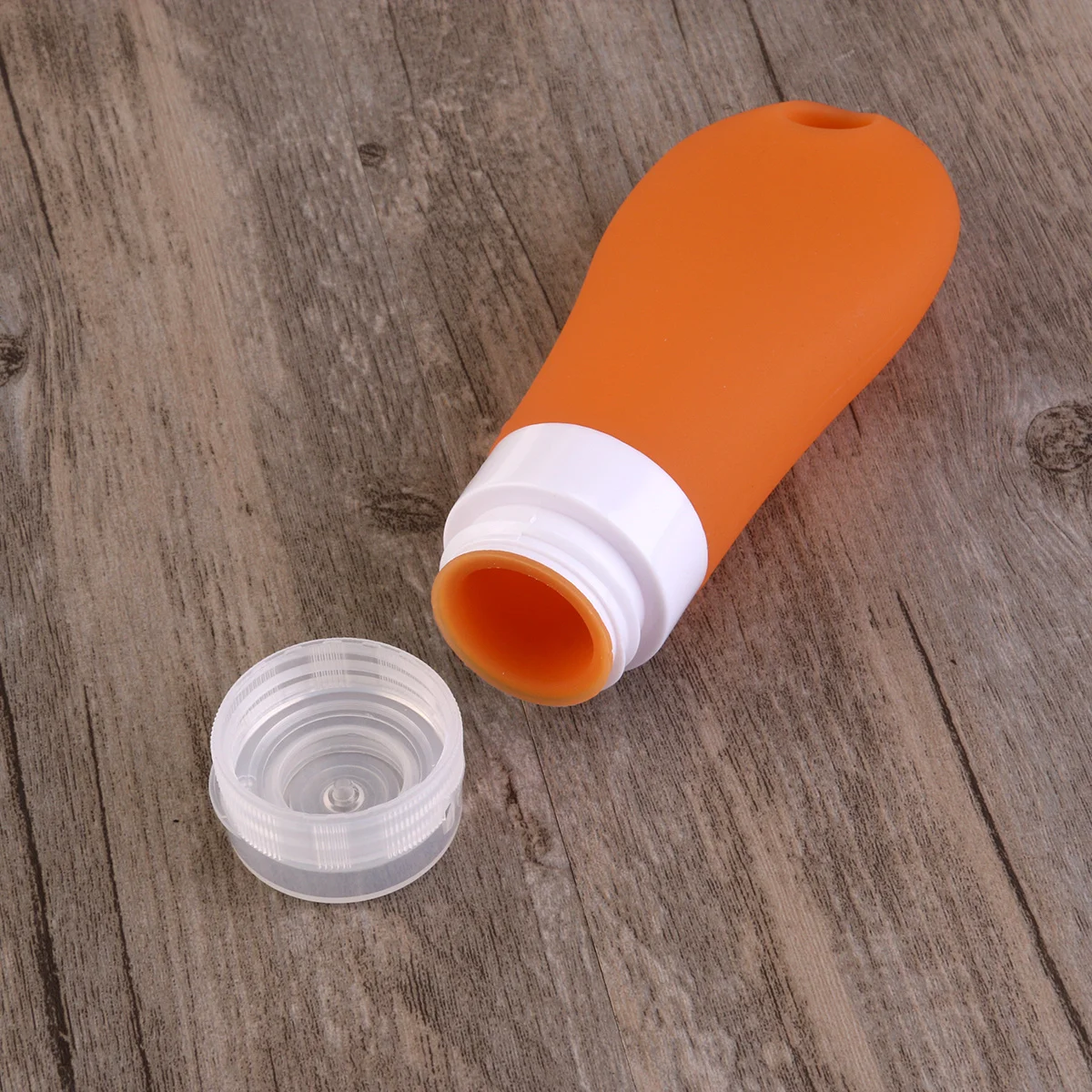 Bottiglie da viaggio da 3 pezzi Bottiglie riutilizzabili in silicone per lozione Shampoo Crema Contenitori da viaggio antigoccia ad ampia apertura Bottiglia riutilizzabile