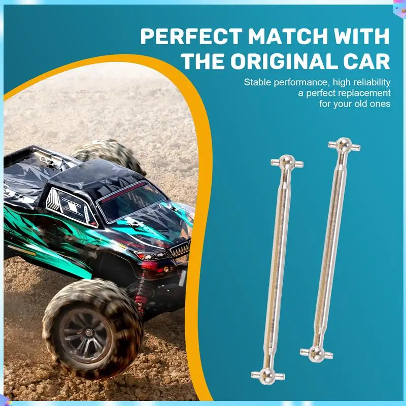 N93R 2 шт. металлический задний приводной вал QWJ03 для Xinlehong Hosim Q901 Q902 Q903 9130 9136 9137 1/16 запасные части для радиоуправляемых автомобилей