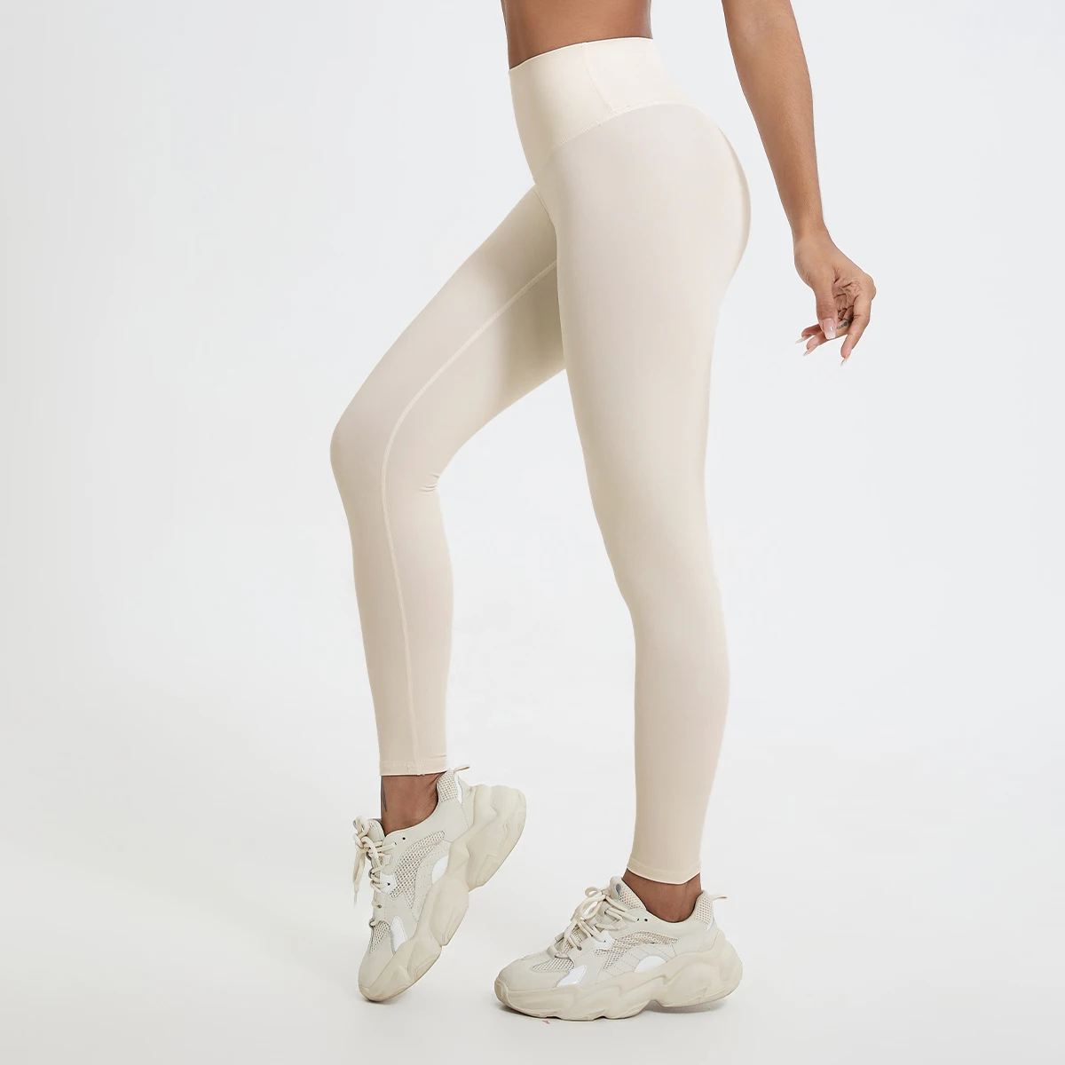 Sommer High-Waist Sweatpants für Damen: Hüftstraffende Gym-Leggings mit Bauchkontrolle, Laufhosen, Workout-Tights, Yoga-Hosen für Frauen – Detail 27