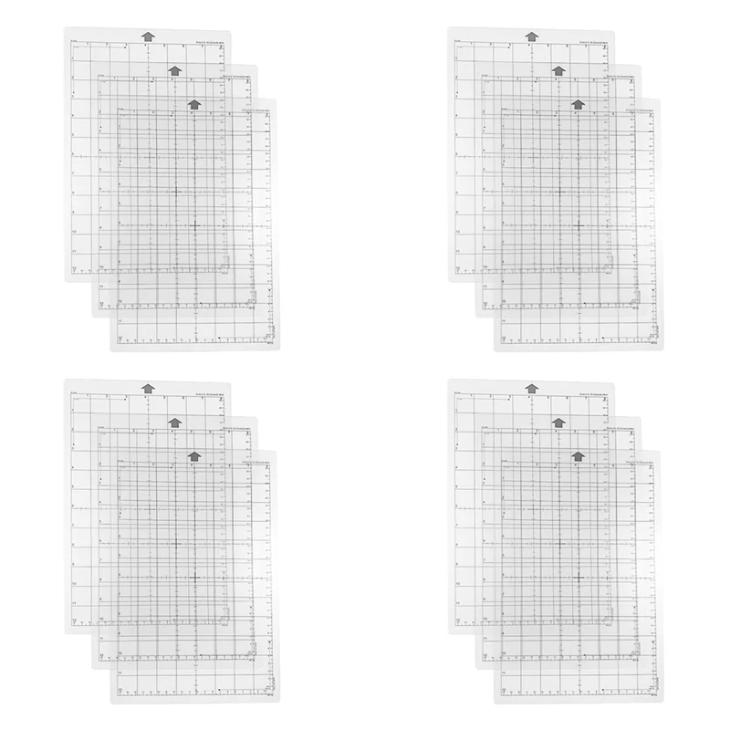 

AT02-Килимки для резки для портрета силуэта (12 шт.) Замена ковриков для резки 12X8 дюймов для аксессуаров Silhouette Cameo