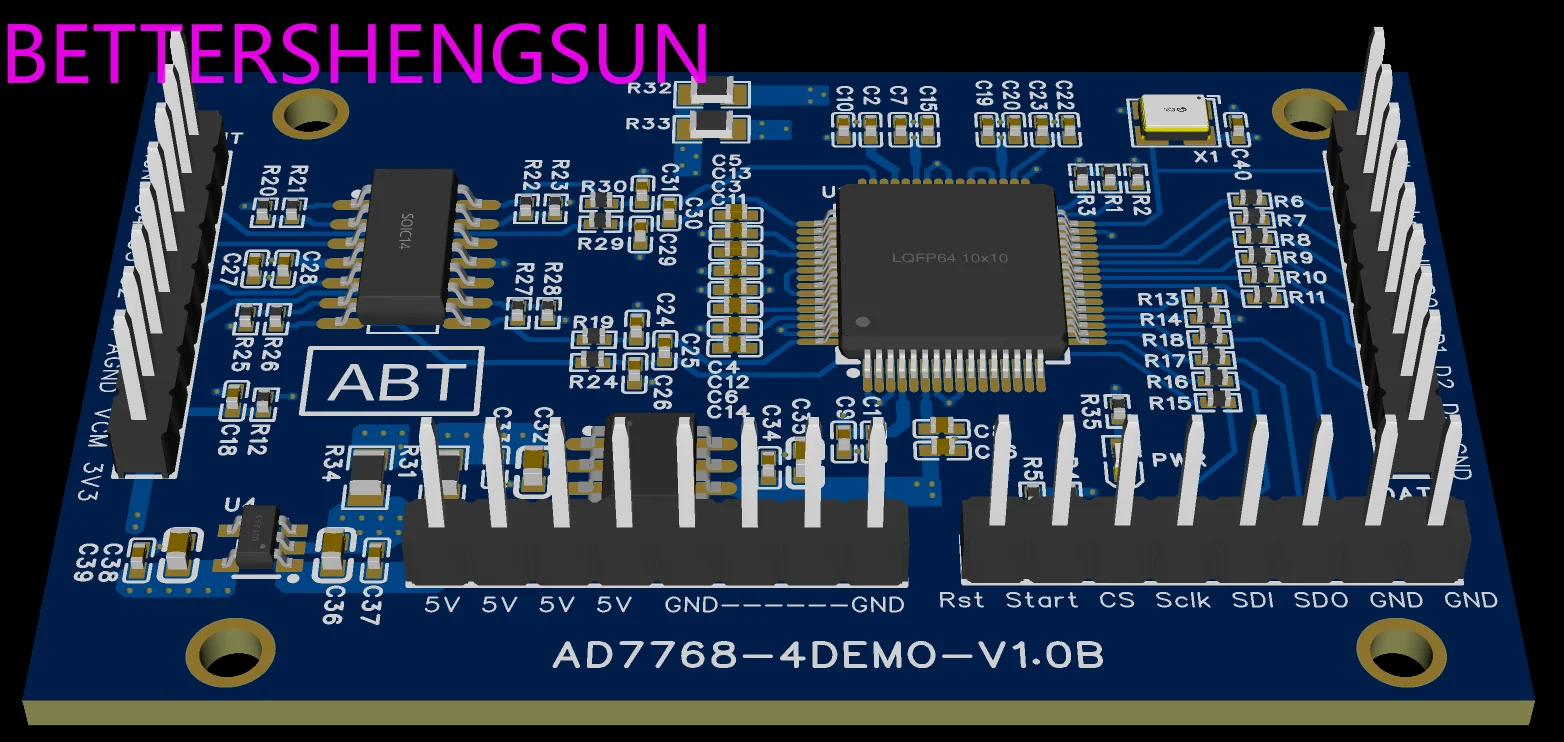 AD7768BSTZ/AD7768-4BSTZ development board