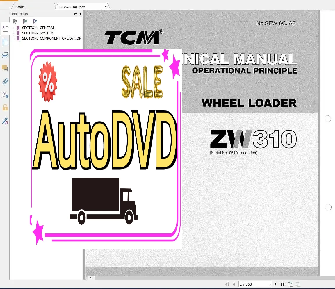 

Лопата для трактора AutoDVD TCM, руководство по обслуживанию колесного погрузчика, полная модель DVD PDF