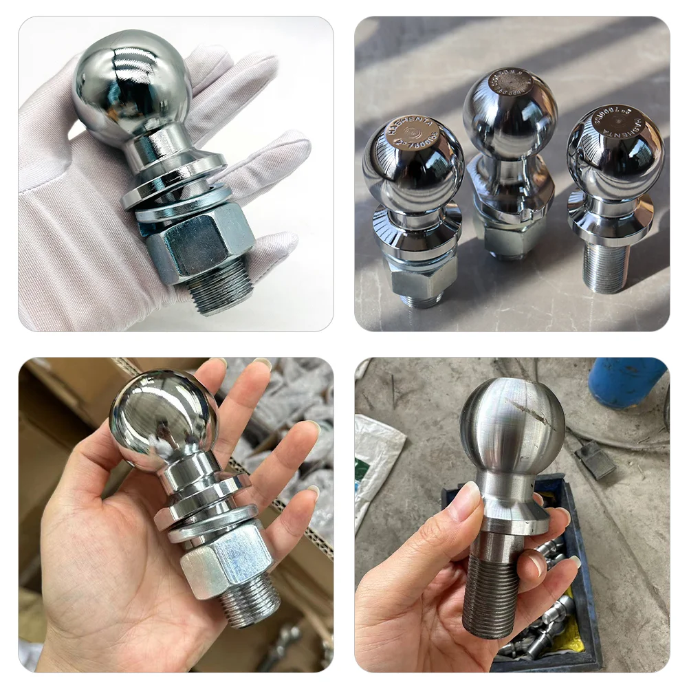 Trailer Hitch Ball 50mm Coupling Trailer Part Tow Ball Yacht Trailer Accessory 1 7/ 1 7/8 trailer ball