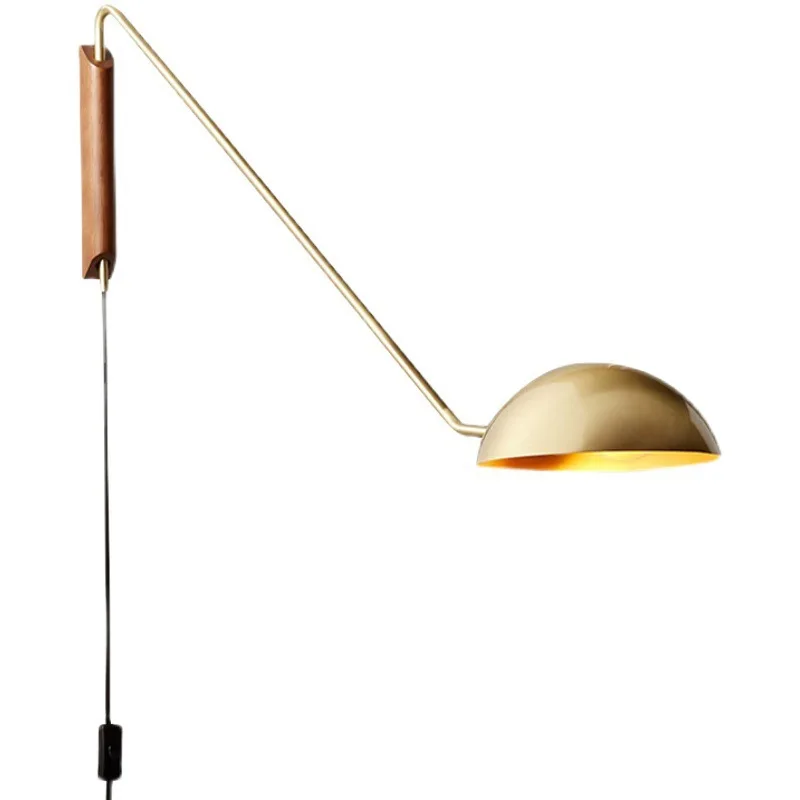 

Italian living room sofa next to wiring-free wiring wall lamp bedroom bedside lamp designer creative studio wall lamp