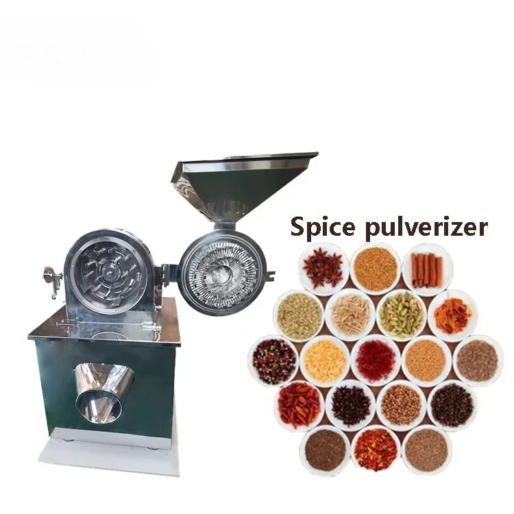 Industry Grinder Teff Seed Sorghum Chickpea Crops Soybean Foodstuff Spice Pulverizer Powder Grinding Machine - view 3