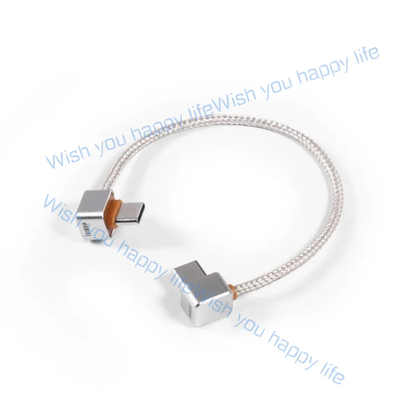 for ddHiFi TC03SS/TC03SL/TC03LL USB OTG Audio Decoding Cable Flexible Use for Smartphones L/Straight Connector Options, 8cm