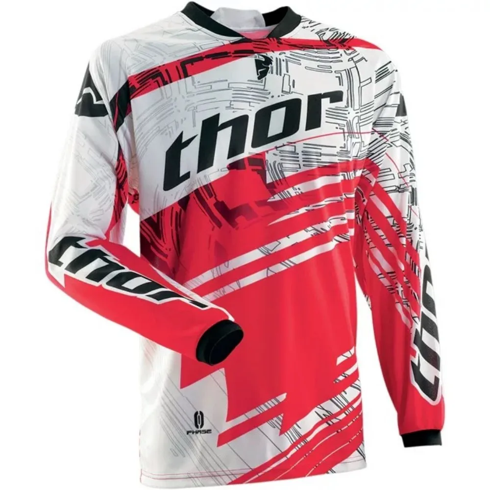 

Thor Off-Road T-Shirt For Men Spring And Autumn Long Sleeved Motorcycle Riding Clothes Moisture Quick Drying Speed Conquering