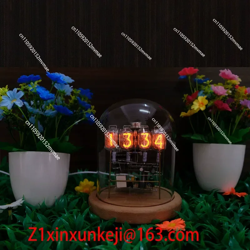 IN12 Glow Tube Former Soviet Retro Nostalgic Punk Desktop Clock Handmade Shed Clock Kit