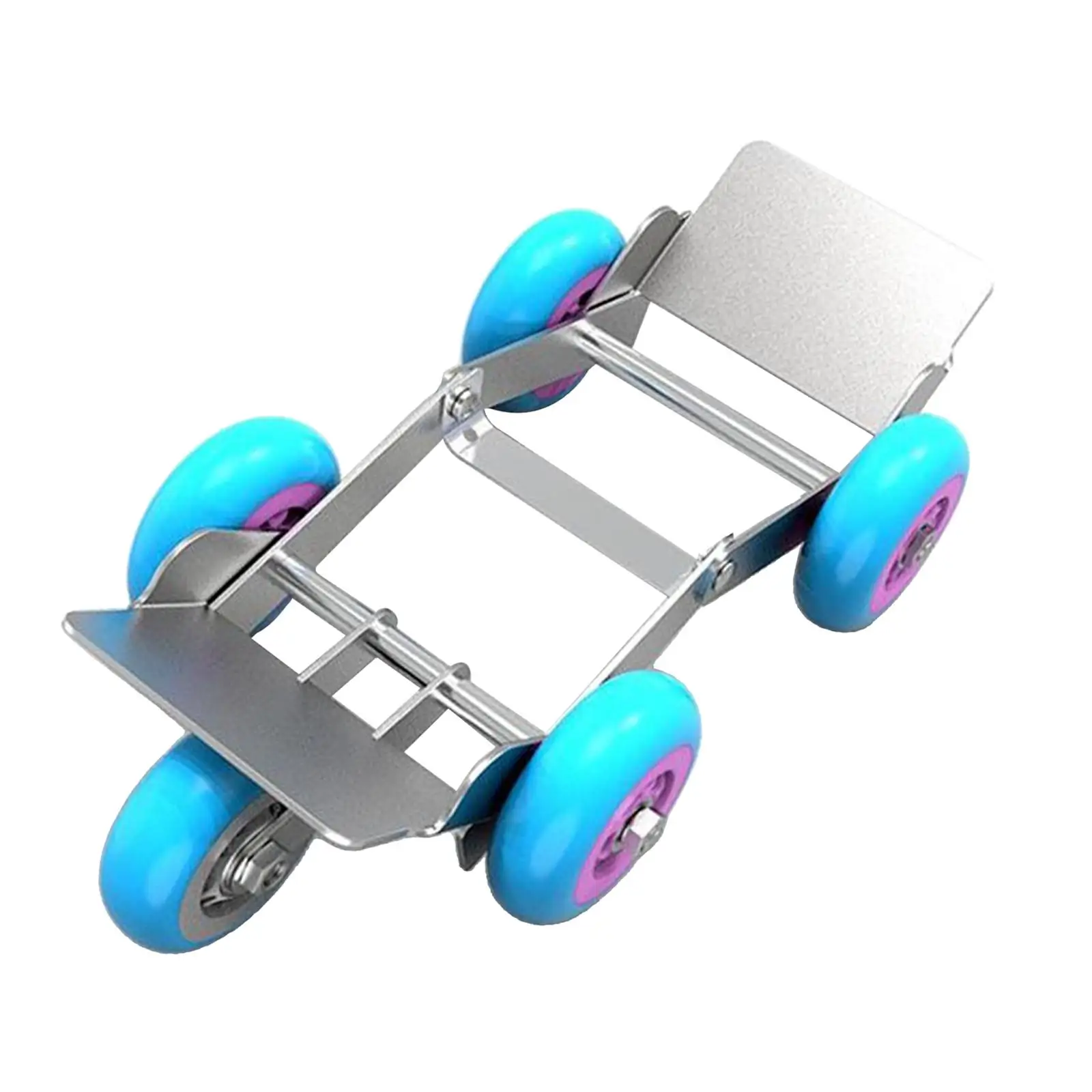 Heavy Duty Stackable Trailer Dolly with Rubber Wheels for Car Boat Motorcycle Moving Cart Garage