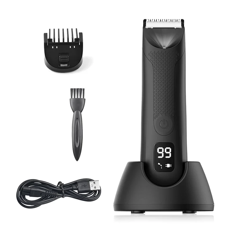 

A66Z Trimmer For Men Replaceable Blade Heads Waterproof Wet/Dry Groin & Body Shaver Groomer, Durable Easy Install B