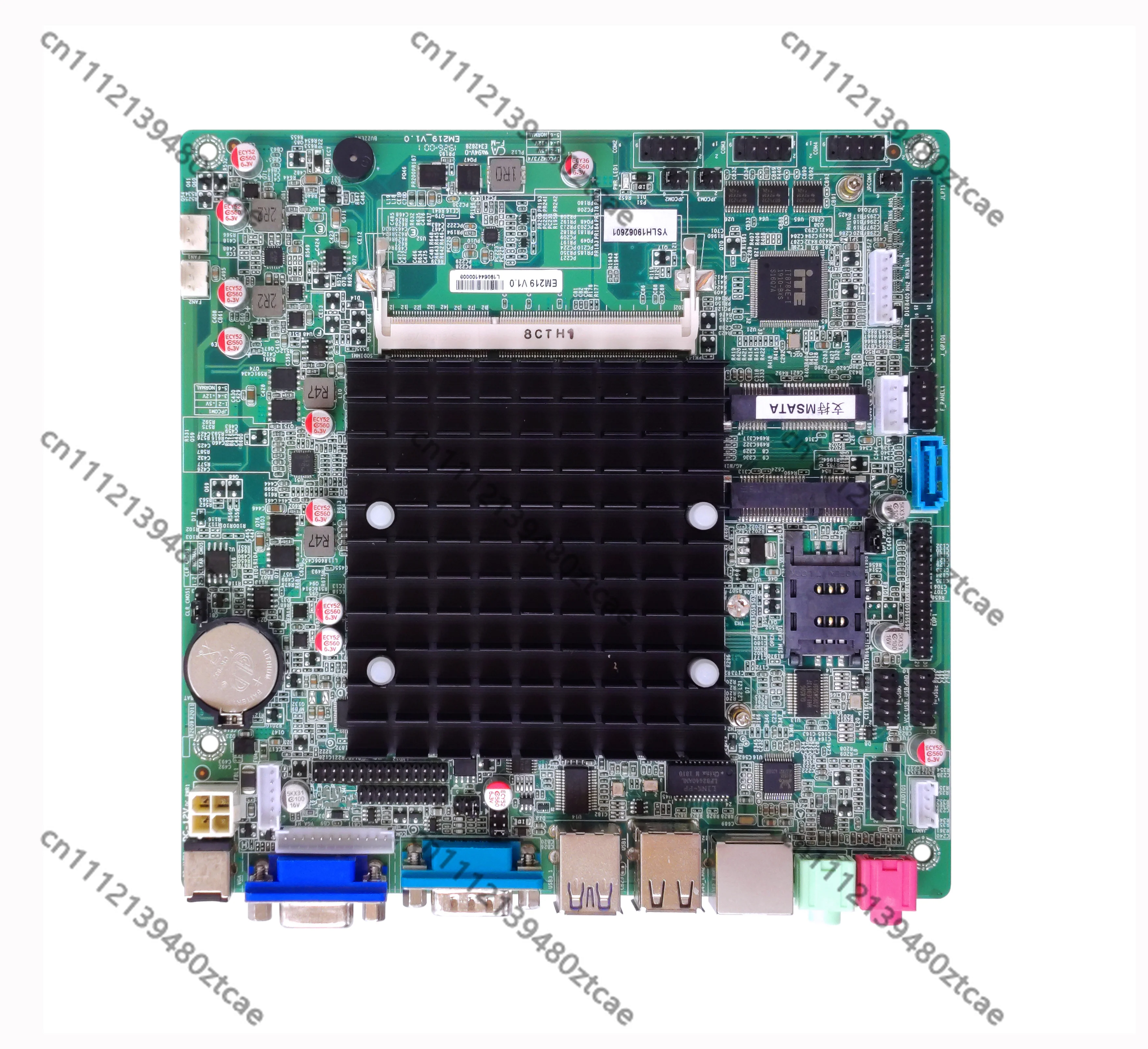 

2026 Transportation Industrial Motherboard Celeron J1900 DDR3 1600MHz RAM With PS/2 Port Vehicle Control Mainboard