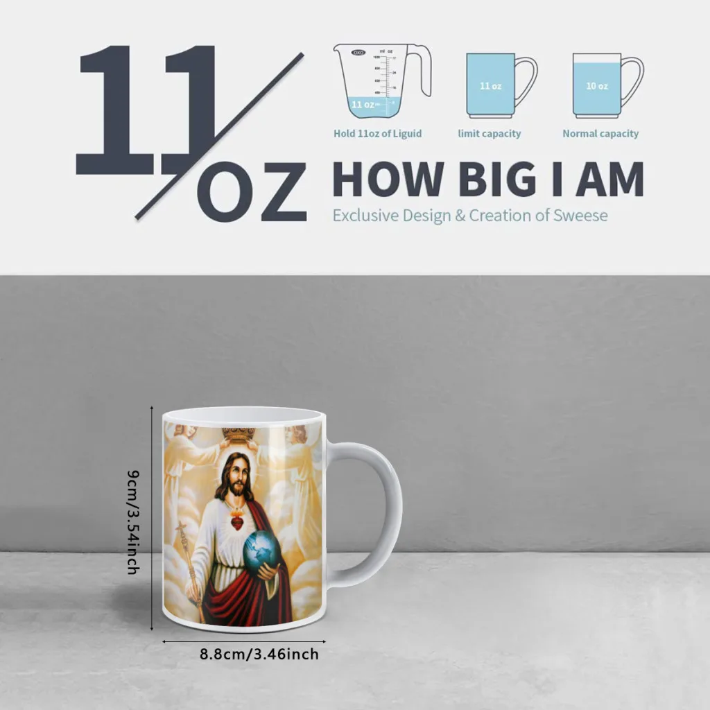 Vintage-Jesus-Christ-Coffee Mugs Heat Color Changing Milk Tea Cup For Birthday Gifts Free shipping