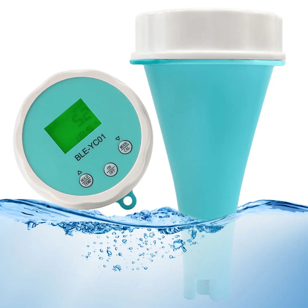 

6 in 1 Water Quality Detector BT PH CL TDS EC ORP TEMP Tester Digital Chlorine ORP EC TDS Temp PH Meter for Swimming Pool