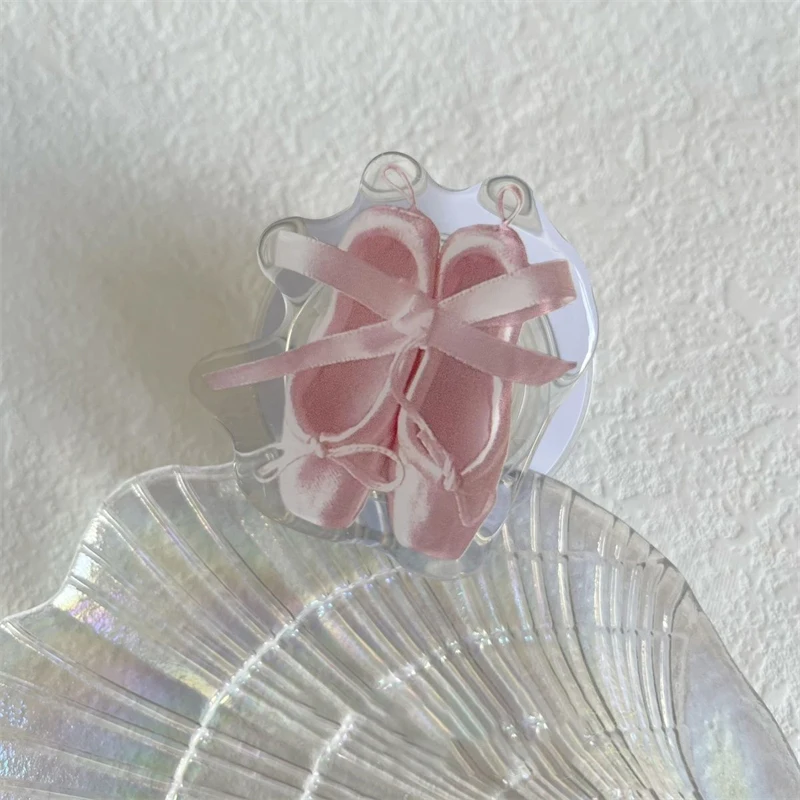 INS ballerine coreane carine per telefono magnetico Magsafe Griptok Grip Tok Stand per iPhone 15 14 staffa di ricarica Wireless