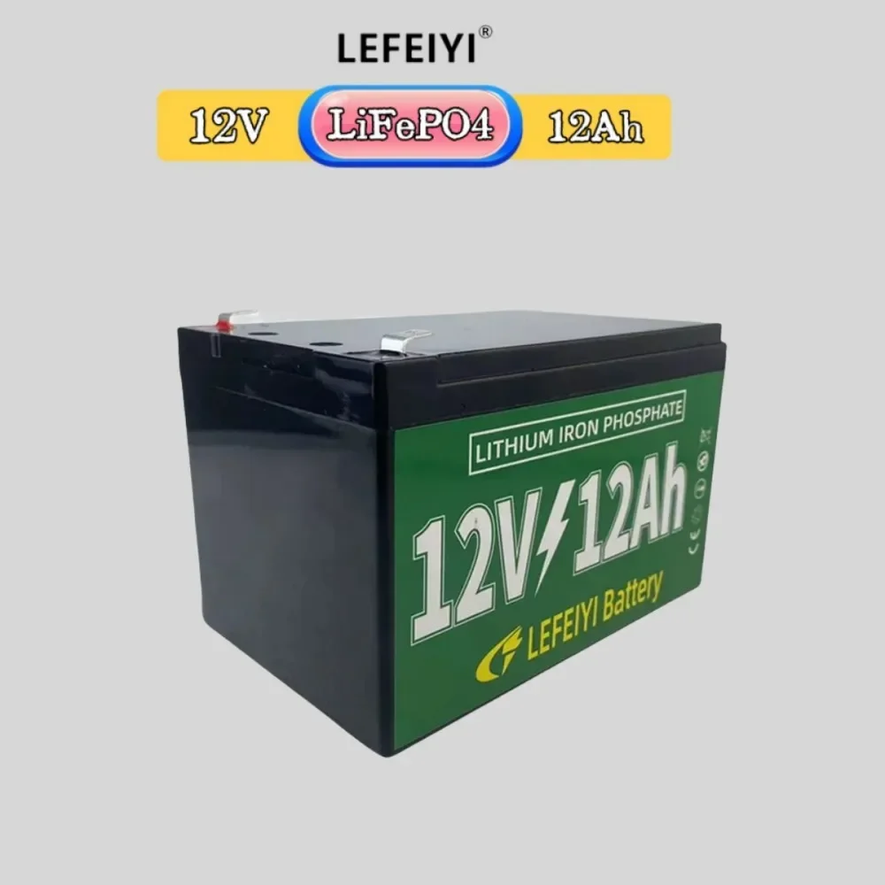 

LifePo412V 12Ah(traction Battery) Children's Electric Car, Solar Panel, Wind Turbine Battery
