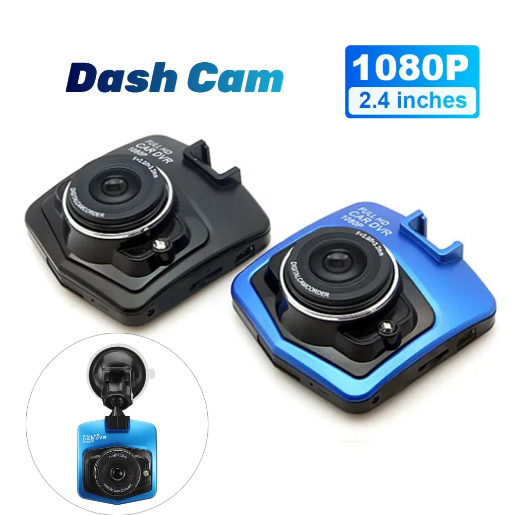 

Видеорегистратор на присоске, HD 1080P, с ночным видением, с ЖК-экраном 2,4 дюйма