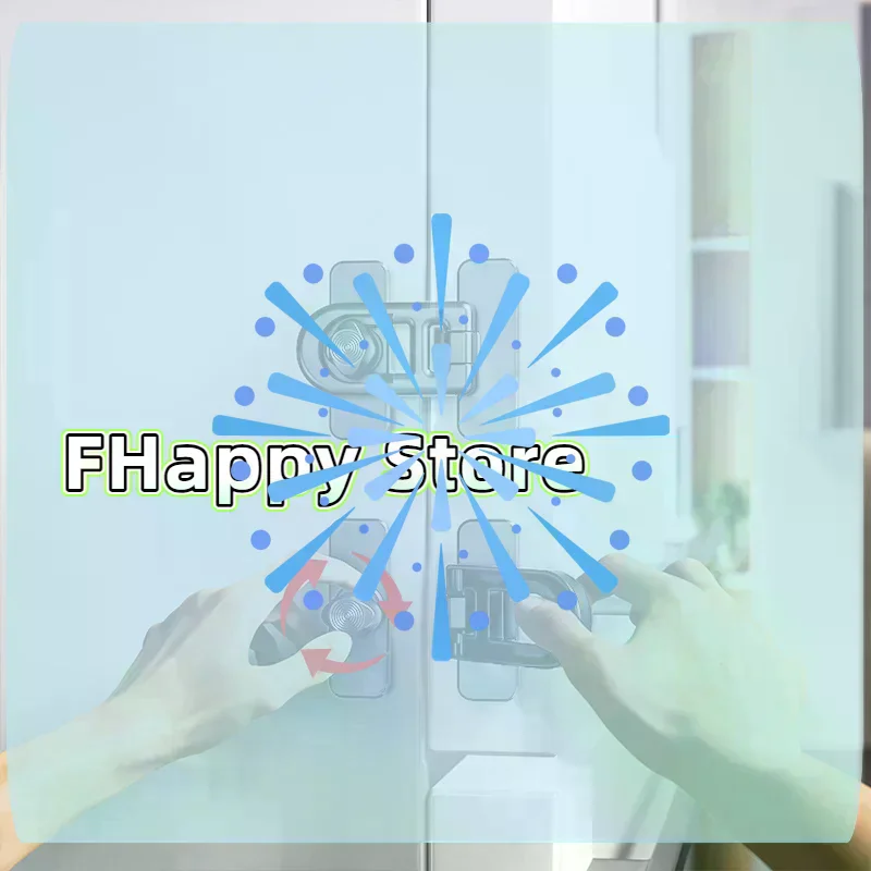 1 Piece Multifunction Useful Refrigerator Door Latch New Plastic Baby Safety Lock Kids Security Protection Cabinet Drawer Lock