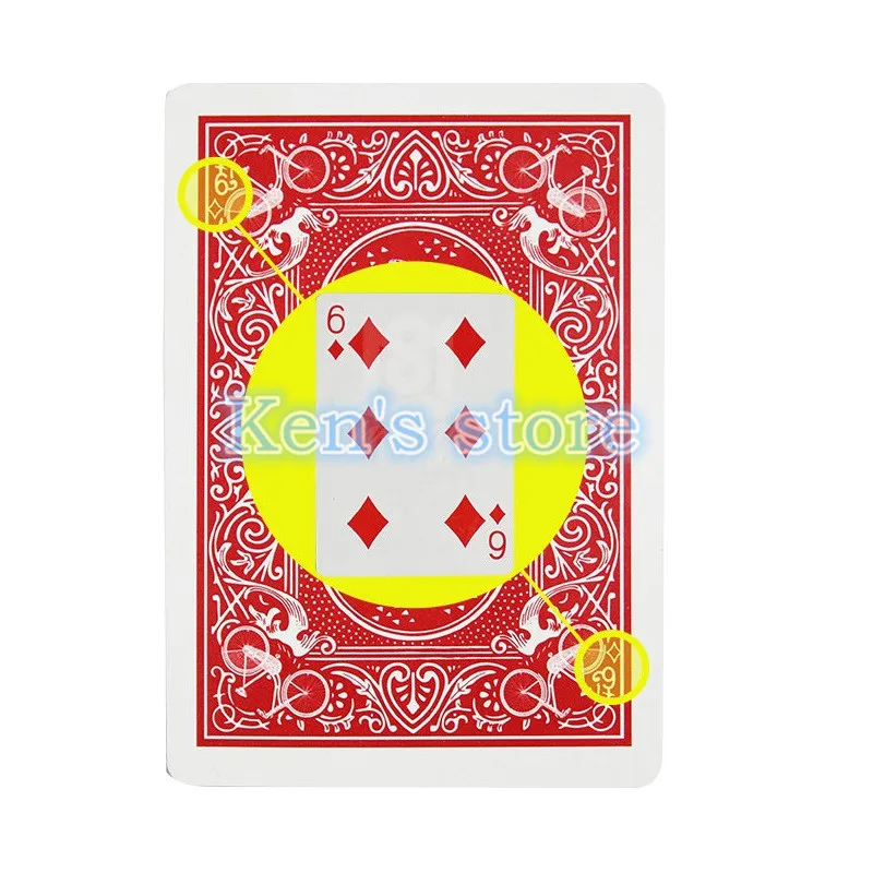 Magic Cards Marked Stripper Deck Playing Cards Poker Magic Tricks Close-up Street Magic Trick Kid Child Puzzle Toy