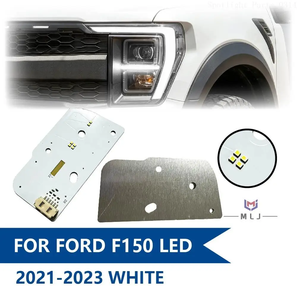 White LED DRL Chip Daytime Running Light For Ford F150 2021 2022 2023 Headlight Daytime Running Light Control Module Replacement