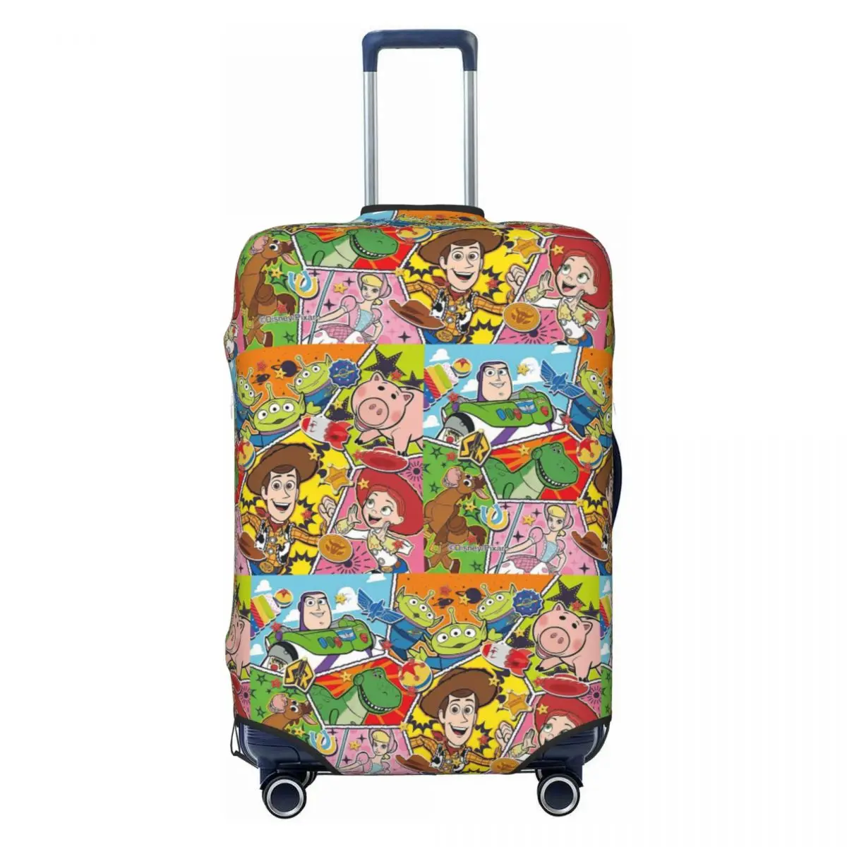 

Эластичный защитный чехол для чемодана Custom T-Toy S-Story Travel Luggage Cover, подходит для чемоданов 18-32 дюймов