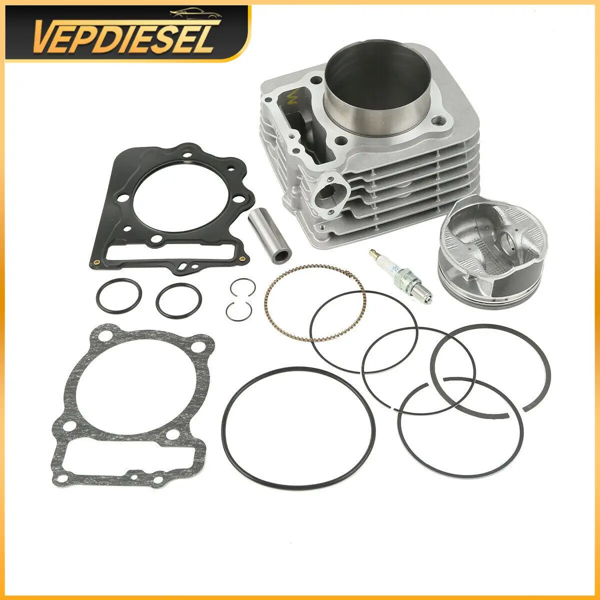 

1Set Cylinder Piston Rings Top End Kit 12100-KCY-670 12191-KCY-672 13011-KCY-670 For Honda Trx400ex TRX 400ex 99-08 440cc