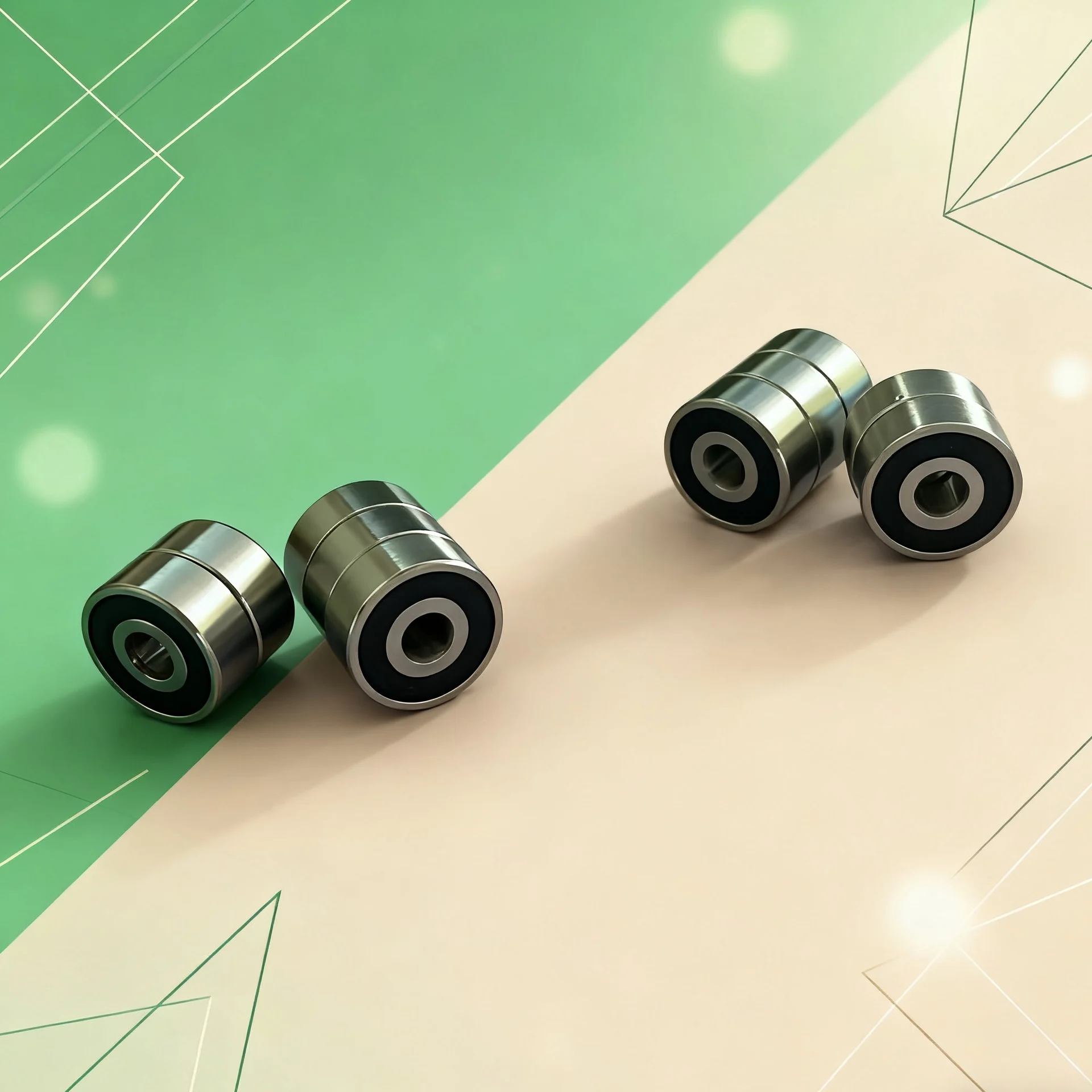10pcs Set 623 624 625 626 627 628 629 Double Sealed Rubber Covered Precision Ball Bearings for Mechanical Applications