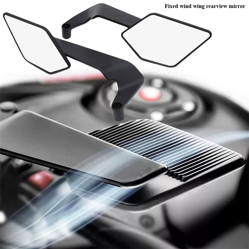 

For Kawasaki Z500 Z900 Z800 Z750 Z650 Z400 Z300 Z250 Z125 Motorcycle rearview mirror air wing side mirror rotatable adjustable