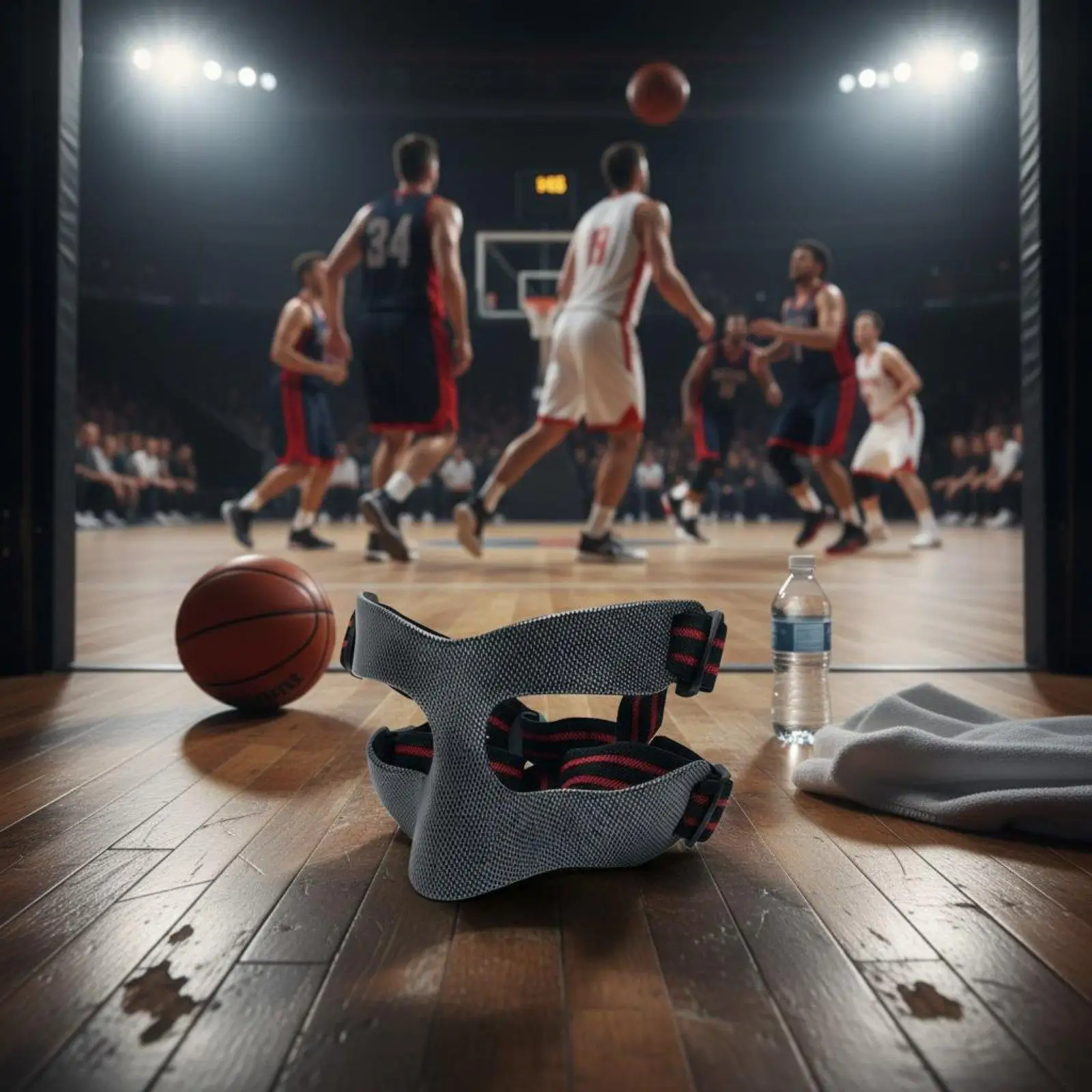 Basketball Facial Guard Carbon Fiber Pattern Basketball Nose Guard Shock Absorption Football Facial Cover for Adults, Athletes,