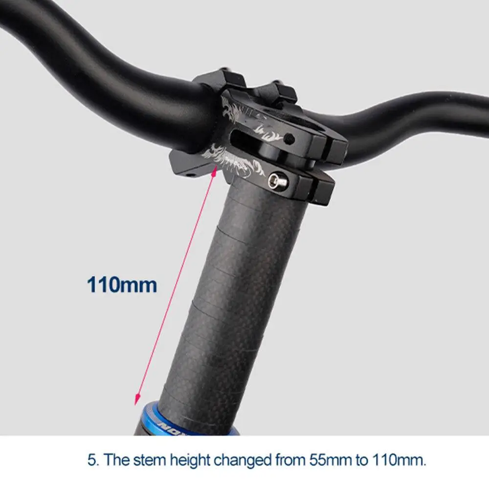 Adaptador de bicicleta oculto para extensor de manillar y horquilla - imagen 3