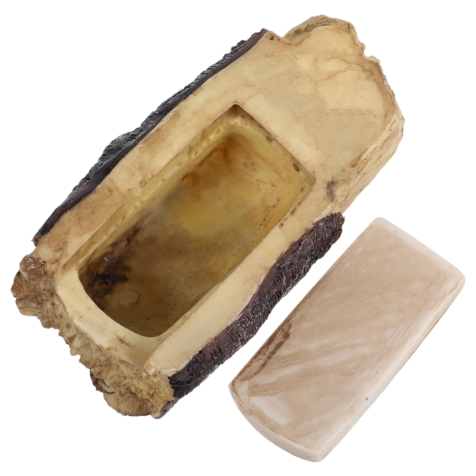 الراتنج وهمية فرع مفتاح مربع في الهواء الطلق حديقة ديكور الطقس مقاومة مفتاح مخفي تخزين الحل وهمية فرع المال المخفي